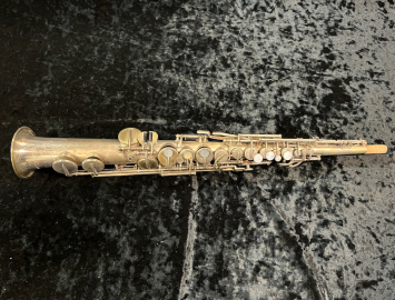 Original Silver Wurlitzer American C Soprano Saxophone - Serial # 89214