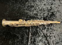 Original Silver Wurlitzer American C Soprano Saxophone - Serial # 89214