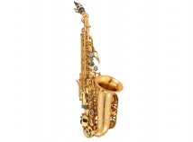 NEW P Mauriat System 76 Gold Lacquer Curved Soprano Sax